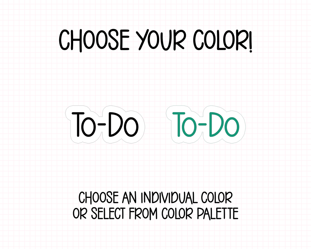 To Do Planner Stickers | F1-04
