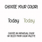 Today Planner Stickers | F1-05