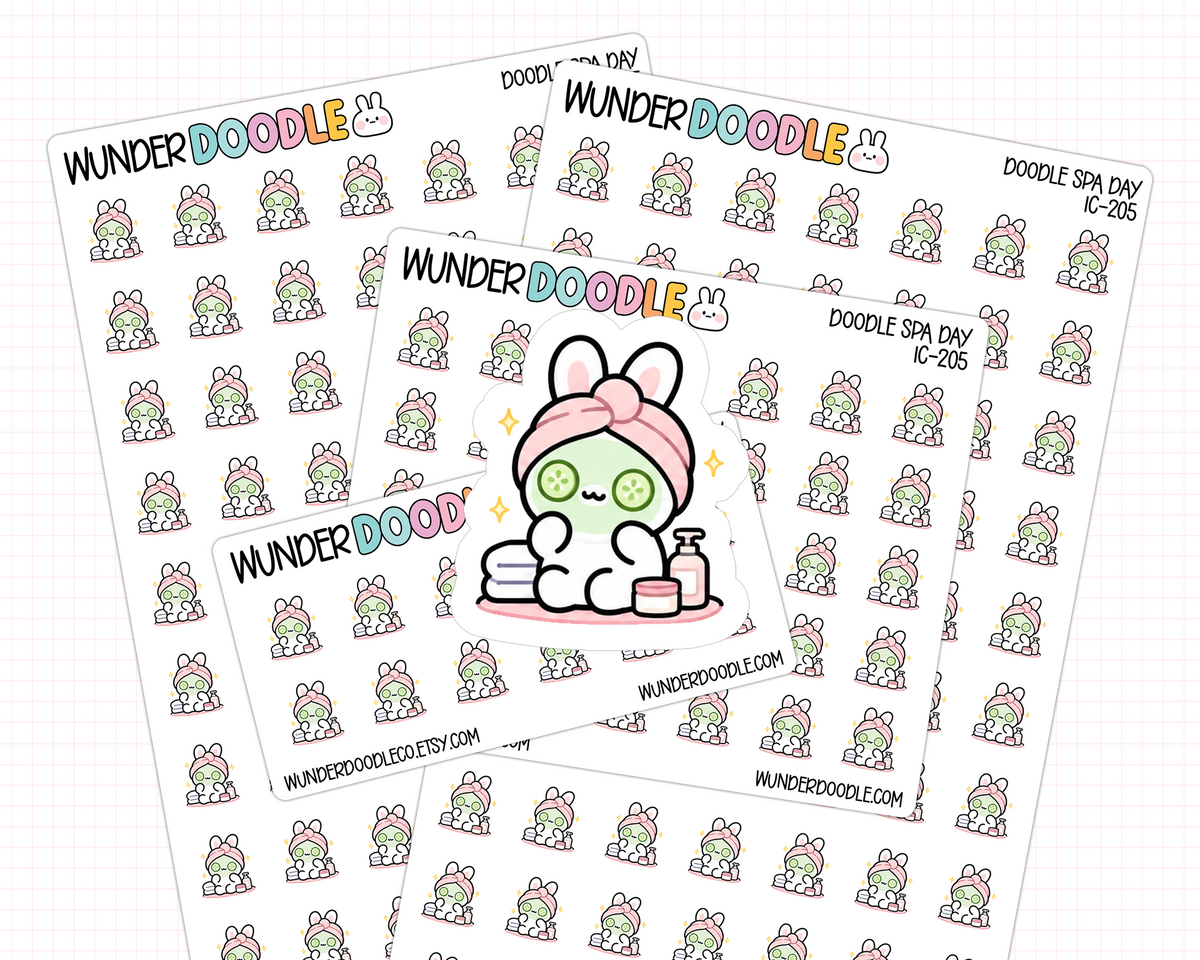 Spa Day Planner Stickers | IC-205