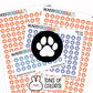 Paw Icon Planner Stickers | IC-208