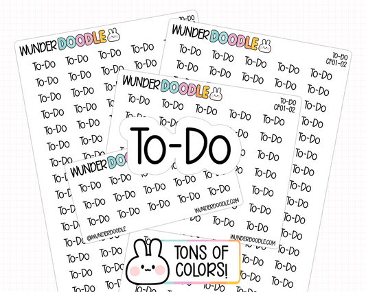 To-Do Planner Stickers | CF01-02