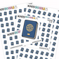 Passport Planner Stickers | IC-207