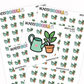 Water Plants Planner Stickers | IC-212