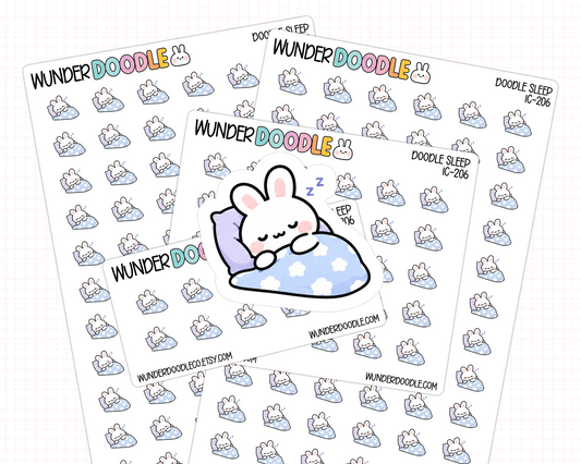 Sleeping Planner Stickers | IC-206
