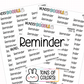 Reminder Planner Stickers | CF01-10