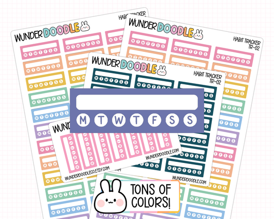 Habit Tracker Stickers | TR-02