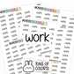 Work Planner Stickers | CF01-01