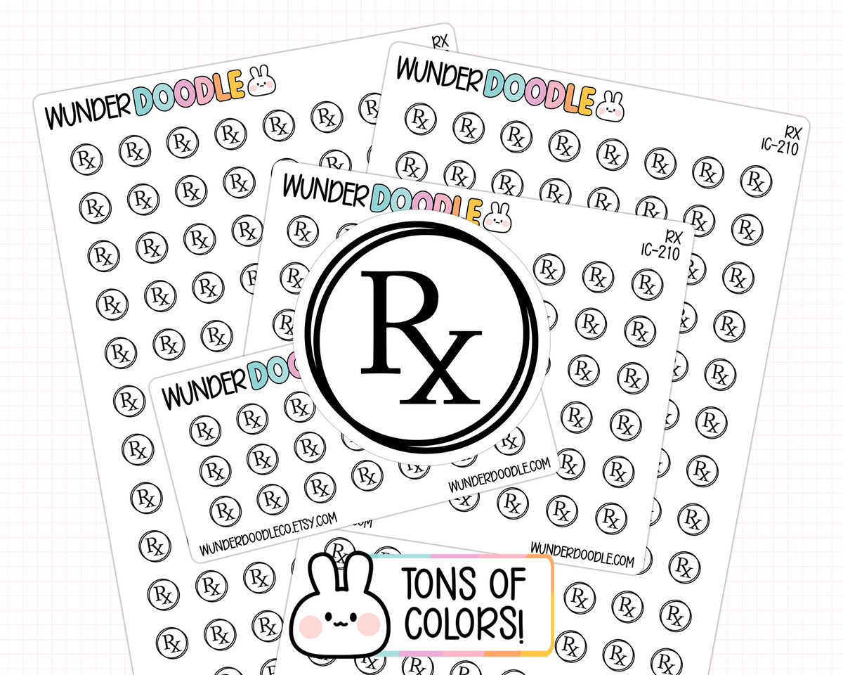 Medication Planner Stickers | IC-210