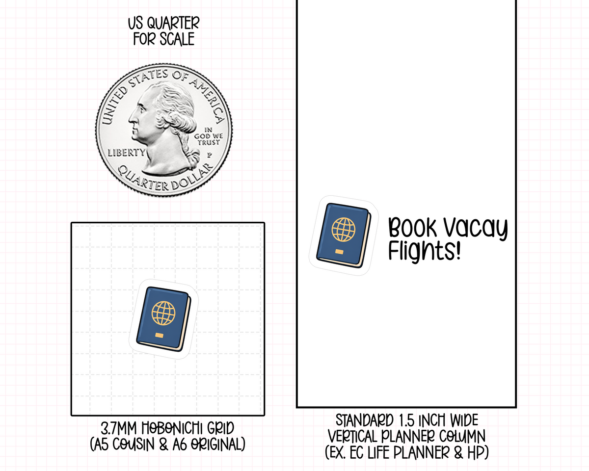 Passport Planner Stickers | IC-207
