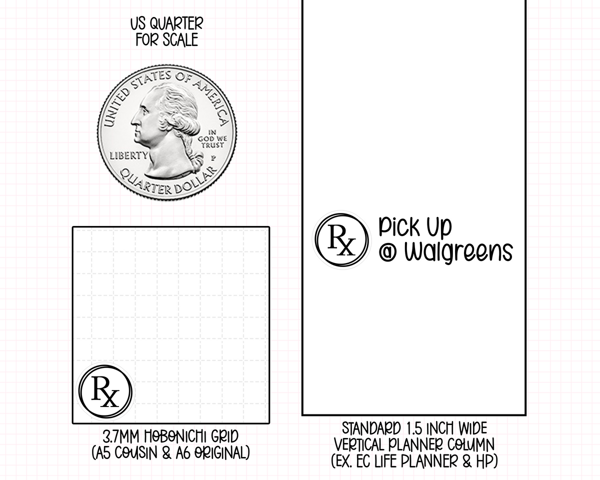 Medication Planner Stickers | IC-210