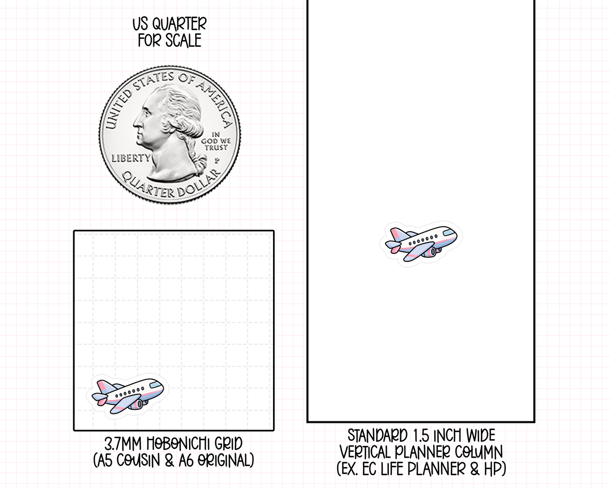 Plane Planner Stickers | IC-211