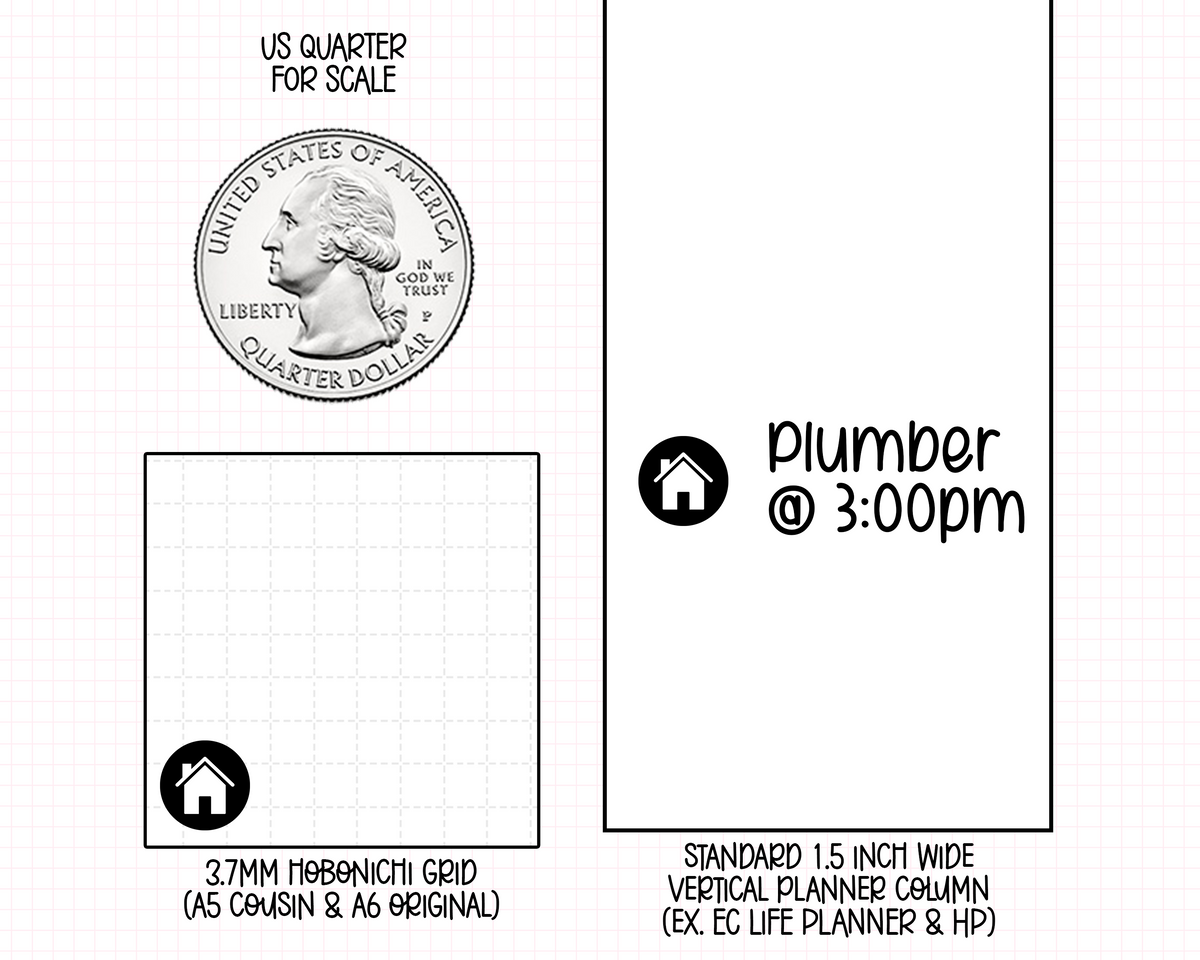 Home Icon Planner Stickers | IC-209
