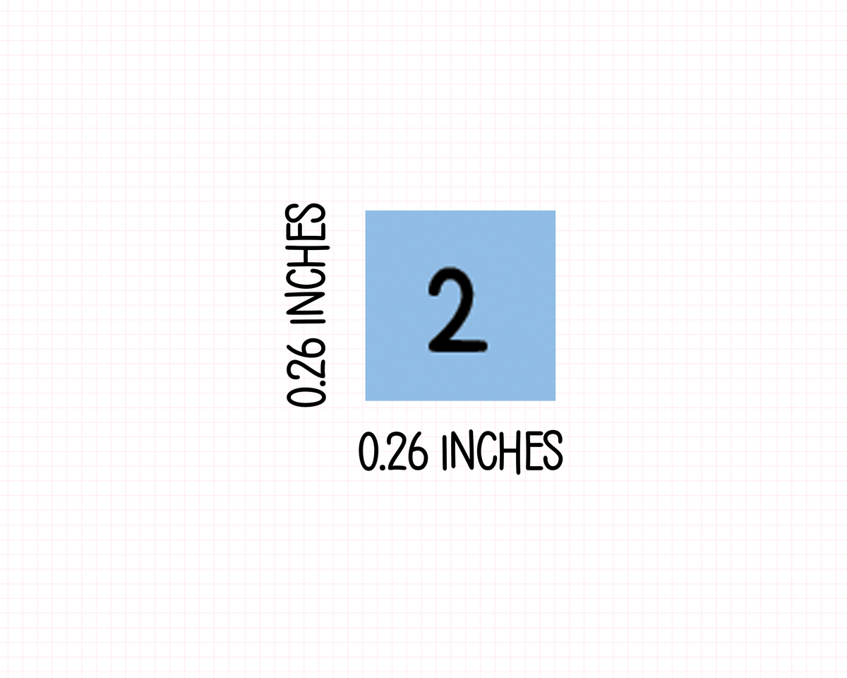 Date Cover Planner Stickers | DD-03