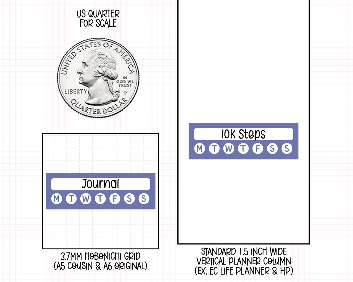 Habit Tracker Stickers | TR-02