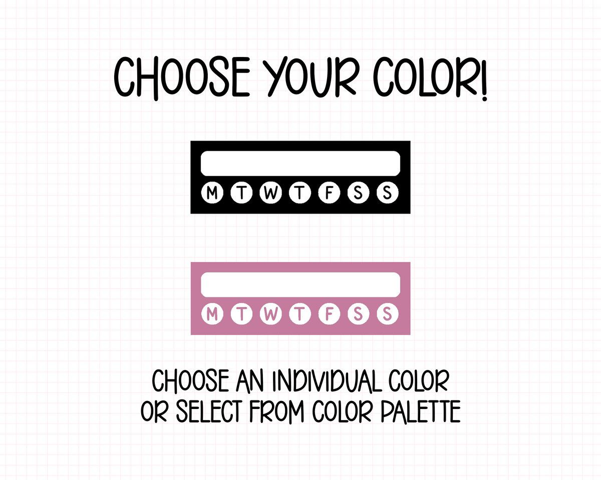 Habit Tracker Stickers | TR-02