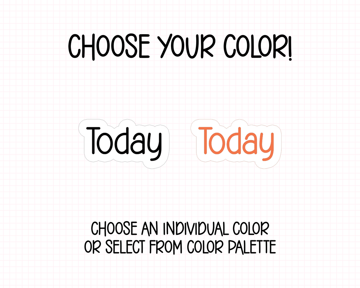 Today Planner Stickers | CF01-04