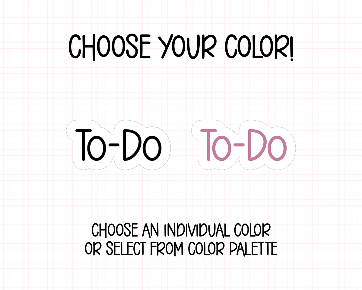 To-Do Planner Stickers | CF01-02