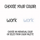 Work Planner Stickers | F1-01