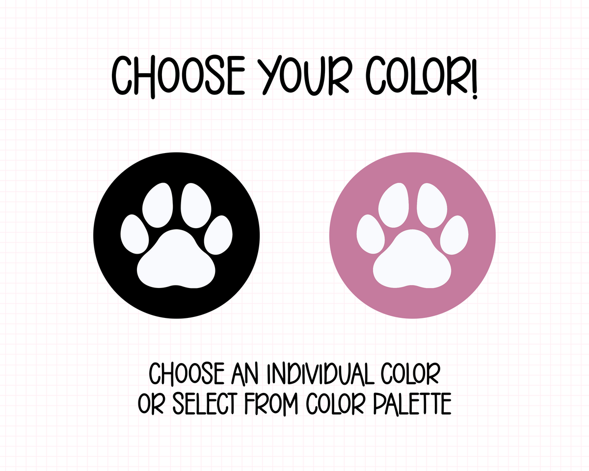 Paw Icon Planner Stickers | IC-208