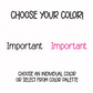 Important Planner Stickers | CF01-09