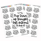 My Train of Thought Left Without Me Stickers | QS-04