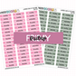 Layered Days of the Week Planner Stickers | DUO-04