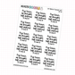 My Train of Thought Left Without Me Stickers | QS-04