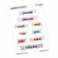 Layered Months Planner Stickers | DUO-02