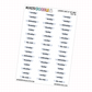 Layered Days of the Week Planner Stickers | DUO-05