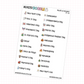 US Holiday Planner Stickers | F1-14