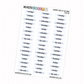Layered Days of the Week Planner Stickers | DUO-03
