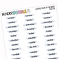 Layered Days of the Week Planner Stickers | DUO-05