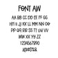 Custom Text Planner Stickers | AW-CUSTOM