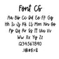 Custom Text Planner Stickers | CLEAR MATTE | Font CS