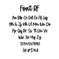 Custom Text Planner Stickers | CLEAR MATTE | Font RF