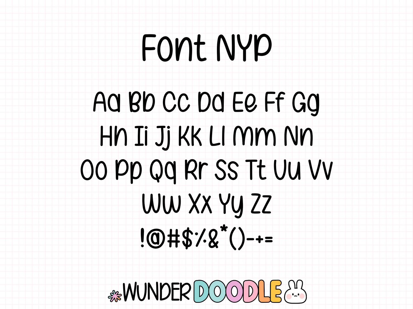 Custom Text Planner Stickers | CLEAR MATTE | Font NYP