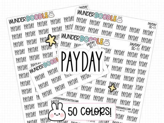 payday planner stickers, payday stickers, budget stickers, budget planner stickers, functional stickers