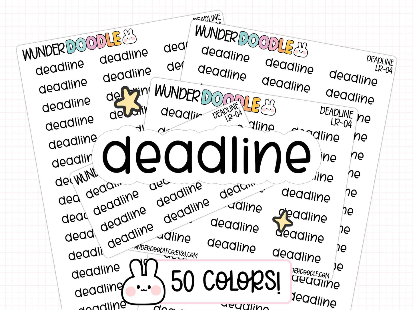 deadline planner stickers, deadline stickers, due date stickers, important stickers, college stickers, school stickers