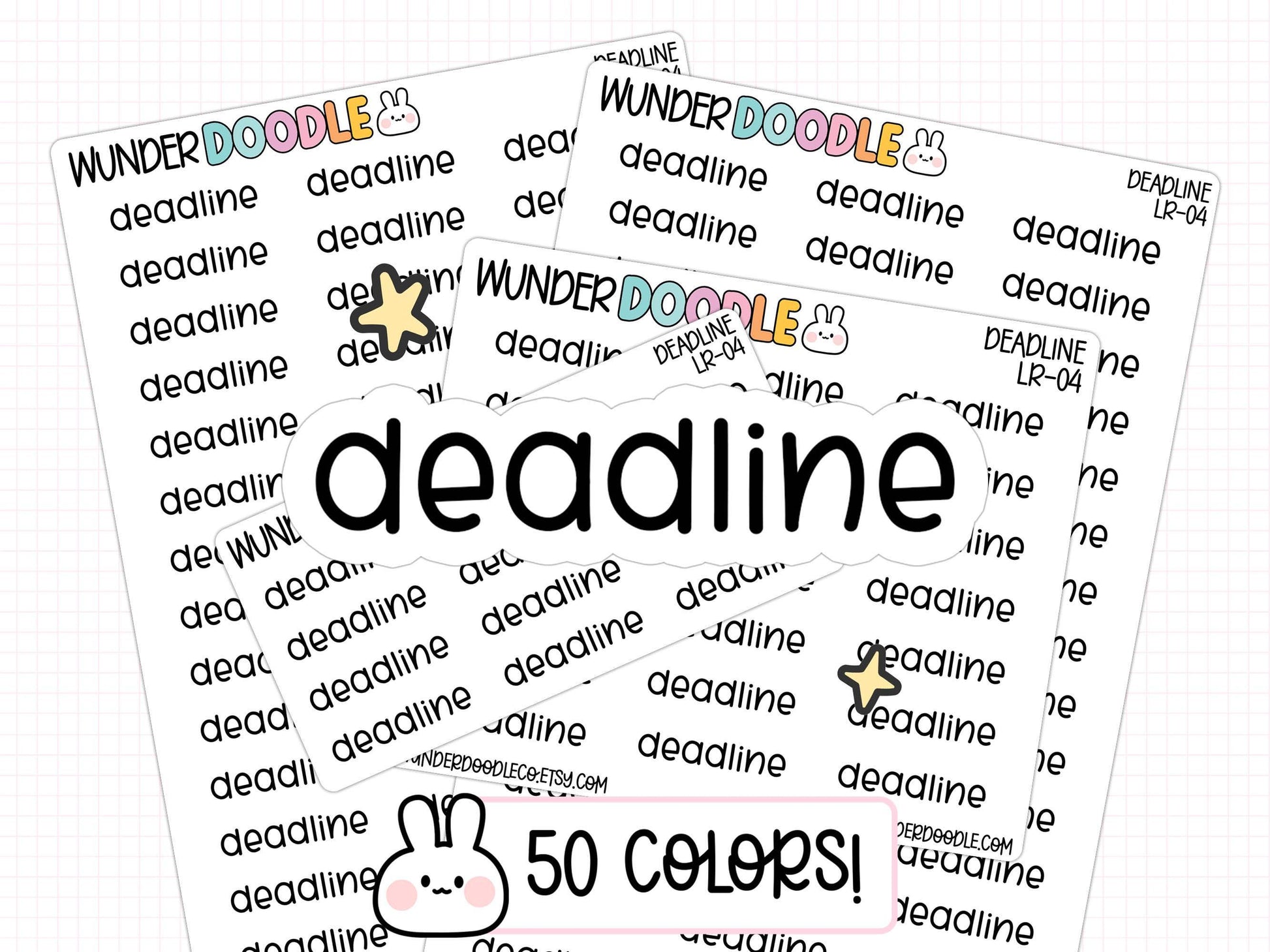deadline planner stickers, deadline stickers, due date stickers, important stickers, college stickers, school stickers