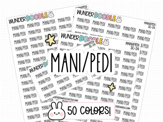 manicure planner stickers, mani pedi stickers, pedicure stickers, pedicure planner stickers, nail appointment stickers
