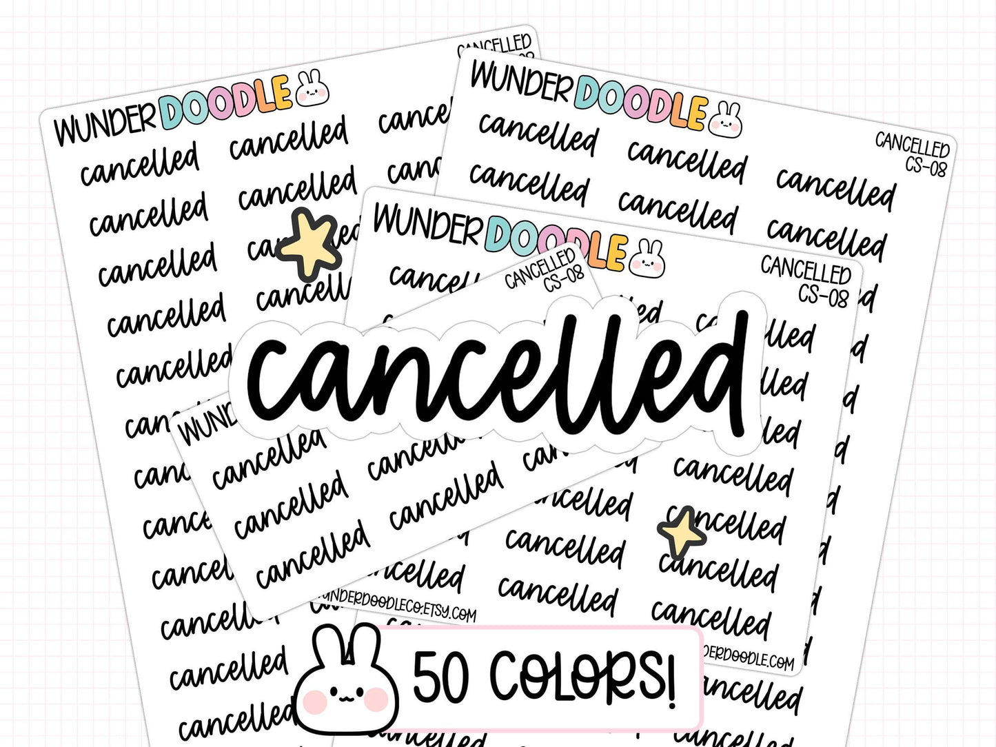 cancelled planner stickers, cancelled stickers, functional stickers, appointment stickers, cancelled plans stickers, planning stickers, weekly planner