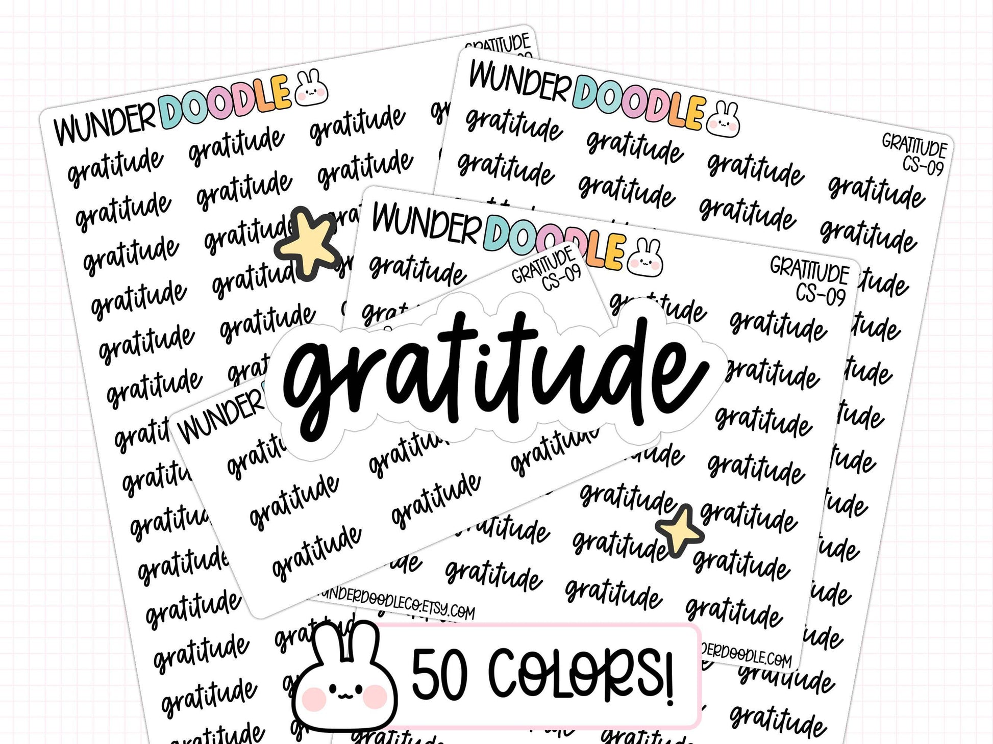 gratitude planner stickers, functional stickers, bullet journal stickers