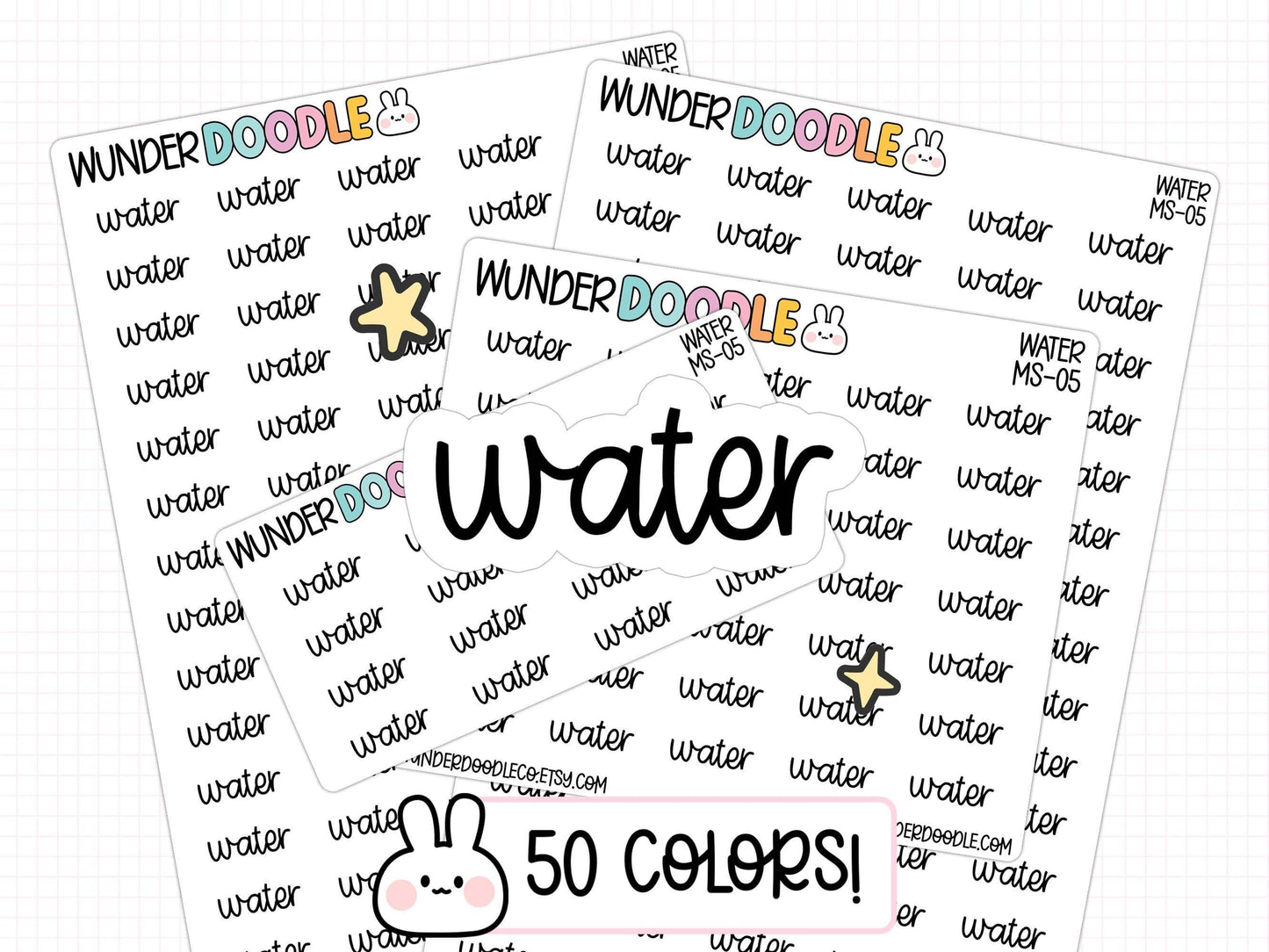 water bill stickers, bill tracker stickers, pay bill stickers, functional stickers, budget stickers