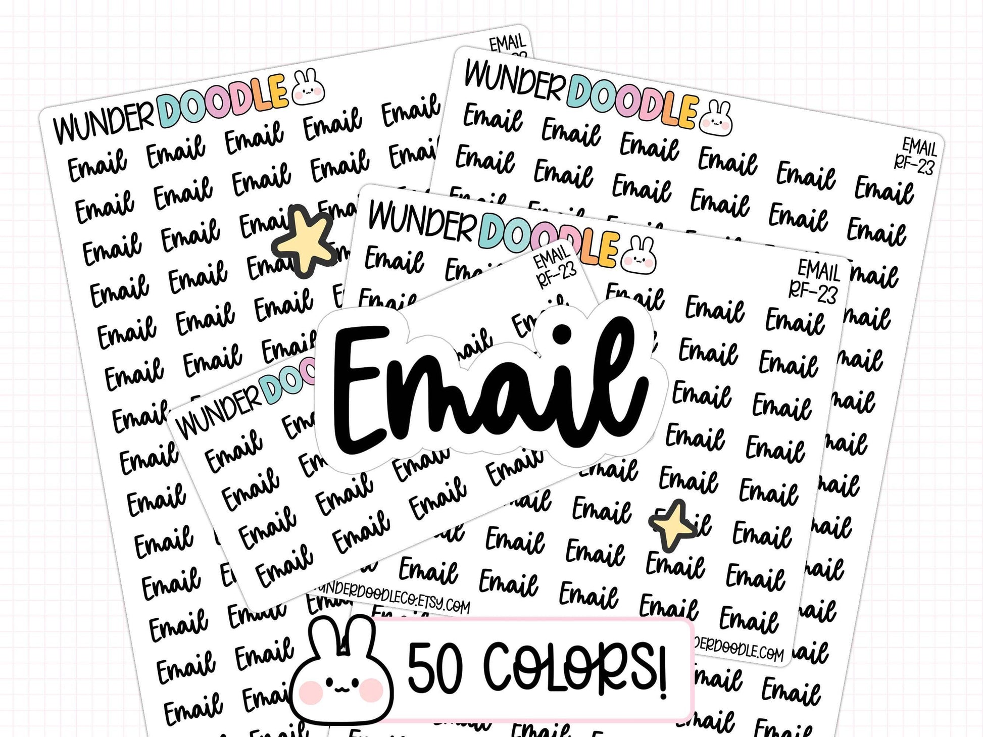 Email stickers, email planner stickers, need to email stickers, task stickers, to do stickers, productivity planner