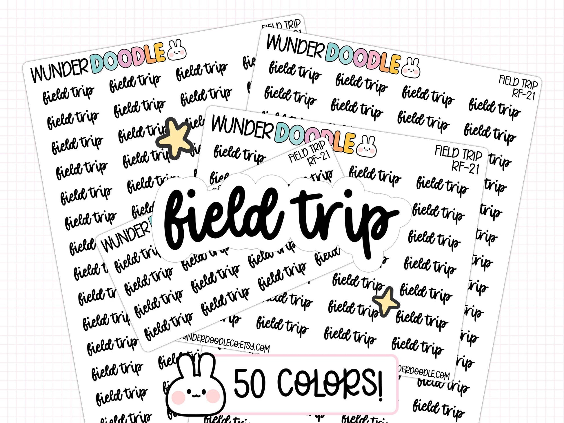 field trip stickers, school stickers, planner stickers, school planner, teacher planner stickers
