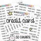 credit card stickers, credit card payment stickers, bill stickers, bill due stickers, functional stickers
