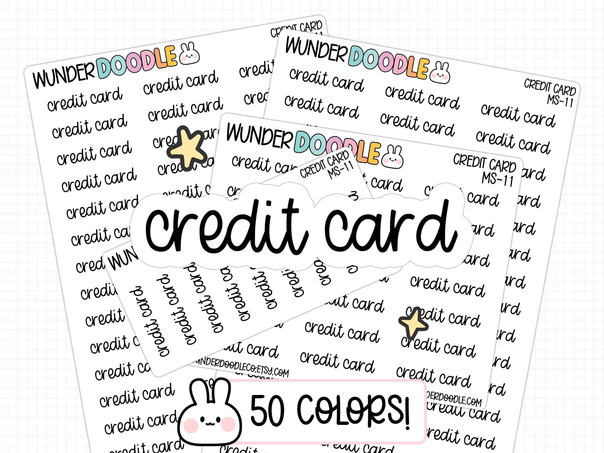 credit card stickers, credit card payment stickers, bill stickers, bill due stickers, functional stickers