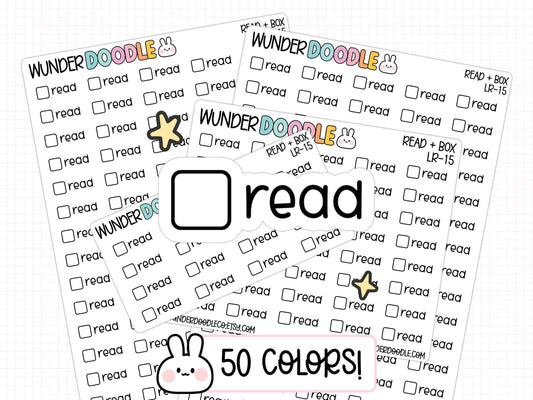 read planner stickers, assignment stickers, homework stickers, school planner stickers