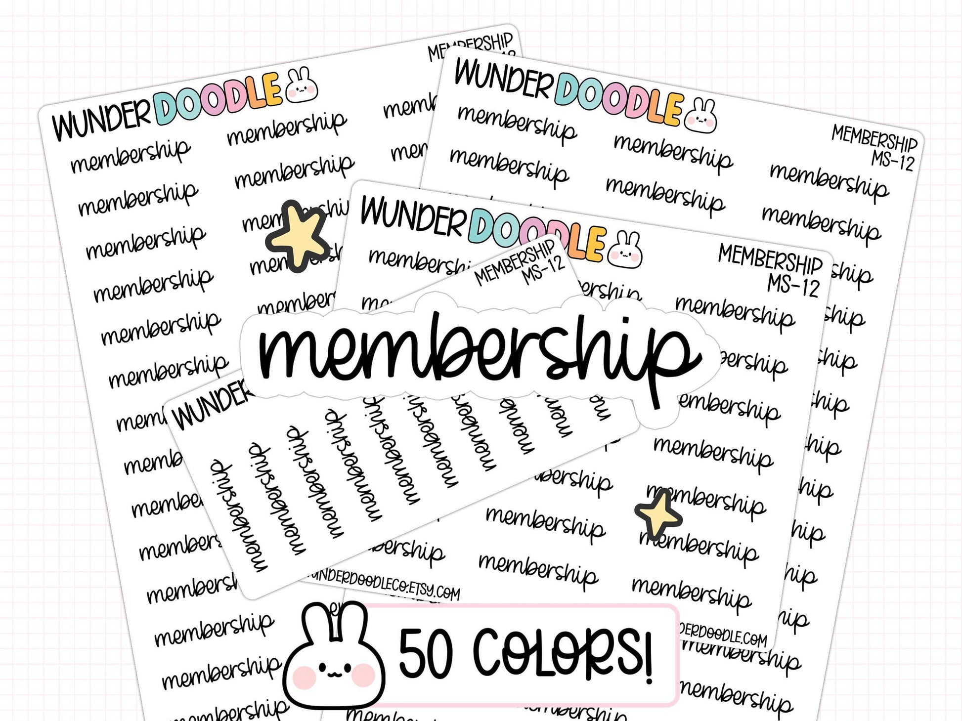 membership stickers, bill planner stickers, bill stickers, bill due stickers, functional stickers