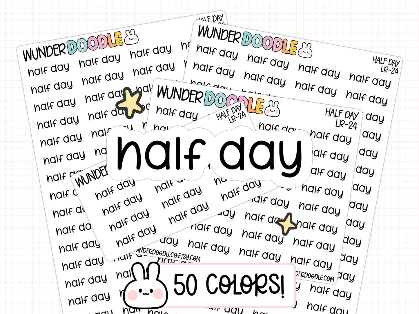 half day planner stickers, work stickers, school planner stickers, early dismissal stickers, school stickers, PTO stickers